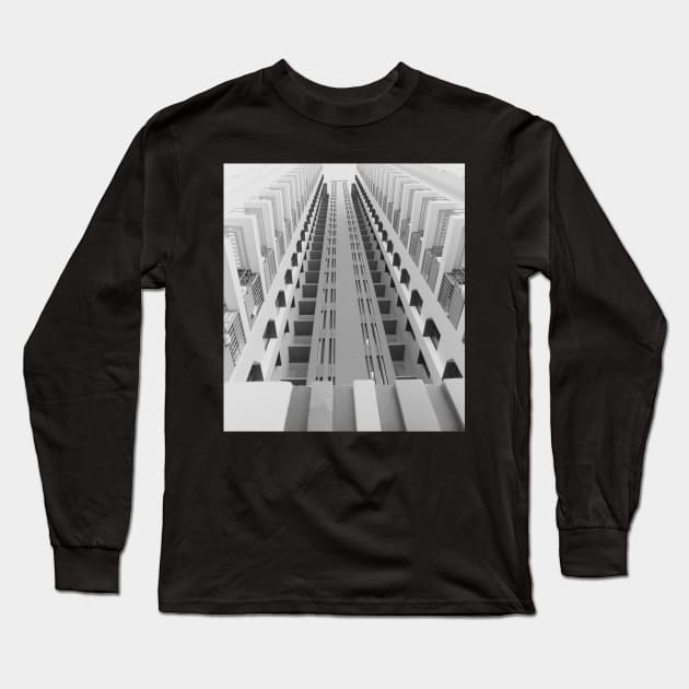 Singapore Skyscraper Long Sleeve T-Shirt by ernstc